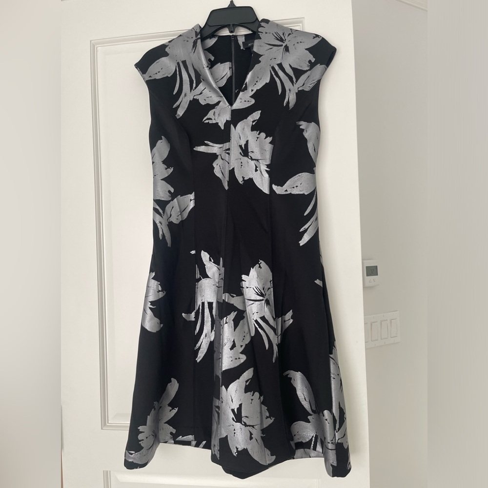 Fancy black and silver holiday dress